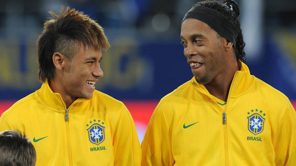 Neymar Júnior y Ronaldinho